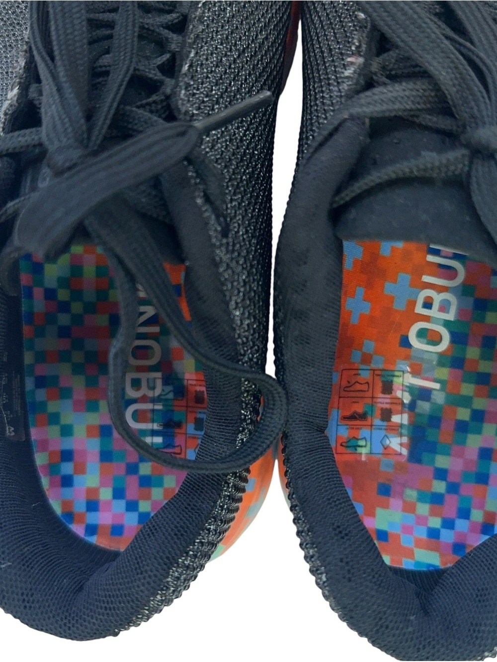 Nobull Outwork Shoes Gym Workout Gum Bottom Pixel Black Mens 7.5 Womens 9 - Picture 7 of 8